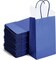 100 Pack Small Navy Paper Gift Bags with Handles (Nautic Blue) 9x5.5x3.15 Inch for Boutiques, Weddings, Graduations, Men's Birthdays, Kid's Party Favors